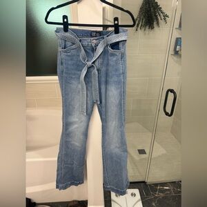 Gap high rise flare jeans